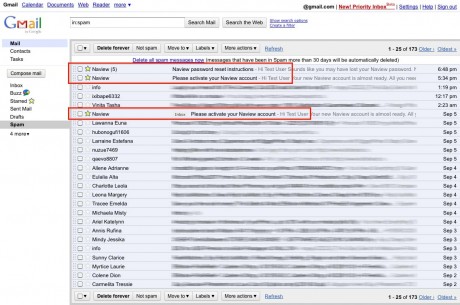 Gmail spam folder